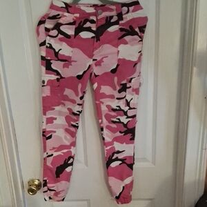 VIP Pink Camouflage Kids Joggers